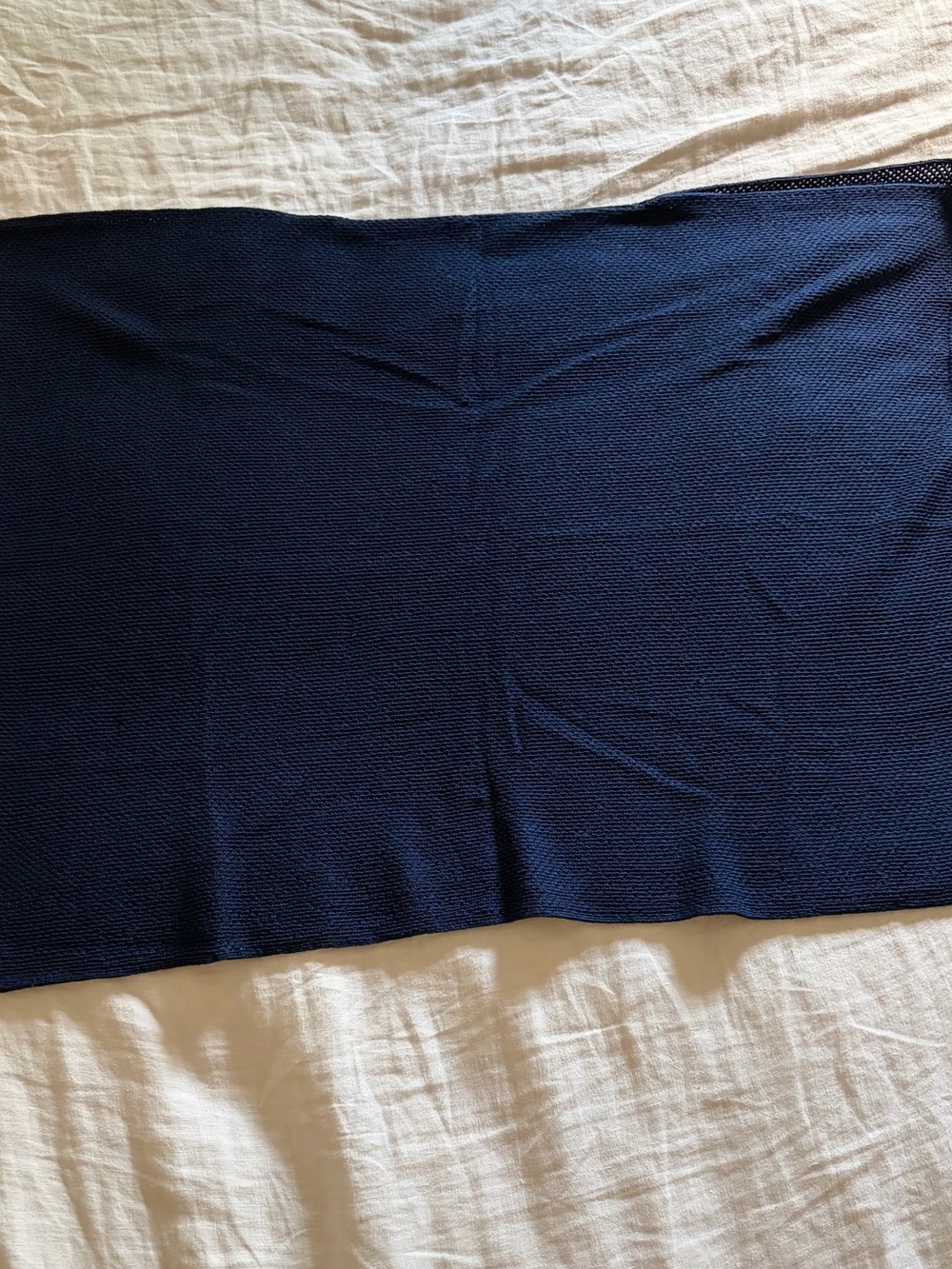NWOT We Are Amma Navy Nursing Poncho Shrug Cover-Up - Picture 5 of 12